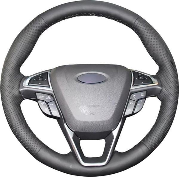 Fox Ford Fusion 2013-16 Deri Direksiyon Kılıfı Araca Özel Dikmeli Dikişli - Image 1
