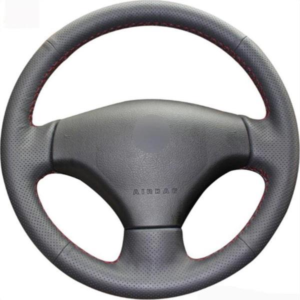 Fox Peugeot 206 Için Deri Direksiyon Kılıfı Araca Özel Dikmeli - Image 1