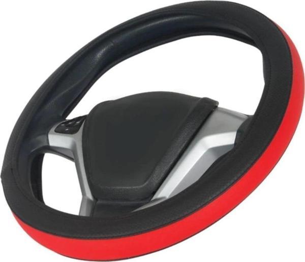 Protec Dıreksıyon Kılıfı 38 Cm Cember Kırmızı Sunı Derı F-56 - Üretici Firma : - - Image 1