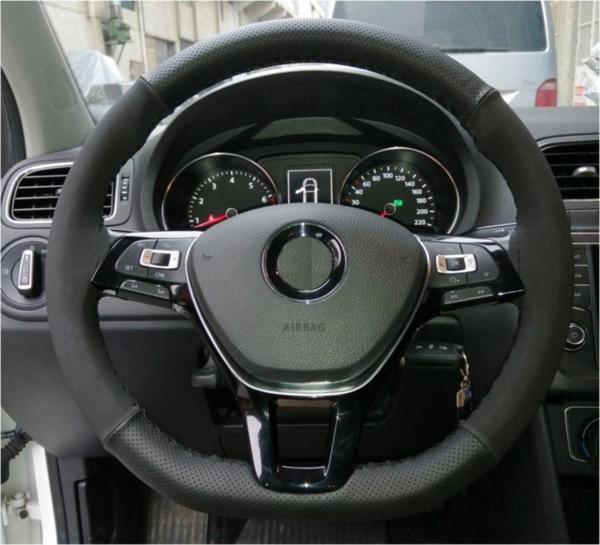 Protec Deri - Alcantara Model Dikişli Direksiyon Kılıfı - Image 1