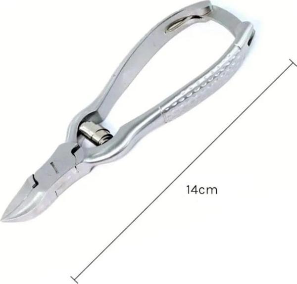 Mecno Beauty Mb-Tım-001 Paslanmaz Çelik Kilit Mekanizmalı Tırnak Kesici - Metalik Gri - Image 1