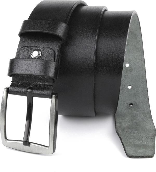 Hakiki Deri Erkek Kemer Extra Yumuşak 4,5 cm Kot Siyah - Image 1