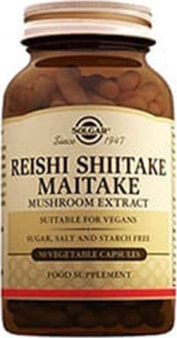 Reishi Shiitake Maitake Mushroom Extract 50 Kapsül - Image 1