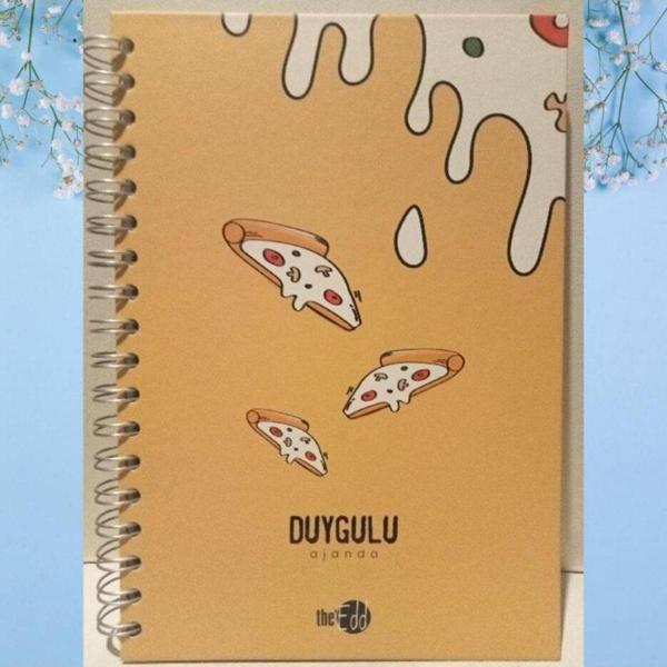 Pizza Dilim Tasarımlı Konuşan Ajanda - Image 1