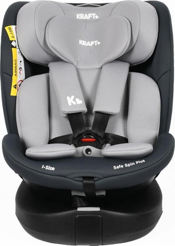 Kraft Safe Spin Plus I-Size Oto Koltuğu 0-36 kg Gri - Image 1