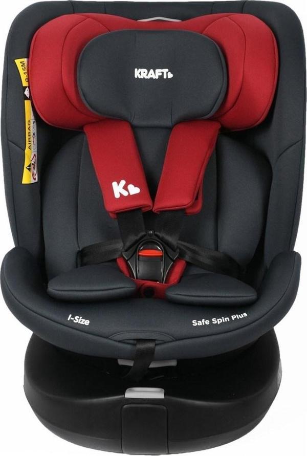 Kraft Safe Spin Plus I-Size Oto Koltuğu 0-36 kg Kırmızı - Image 1