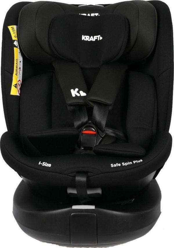 Kraft Safe Spin Plus I-Size Oto Koltuğu 0-36 kg Siyah - Image 1