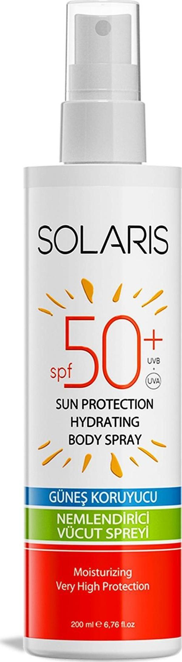 Solaris Güneş Koruyucu Krem Sprey SPF 50+ Yüksek K - Image 1