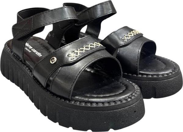 Pierre Cardin Dolgu Topuk Anatomik Taban Bayan Sandalet - Image 1