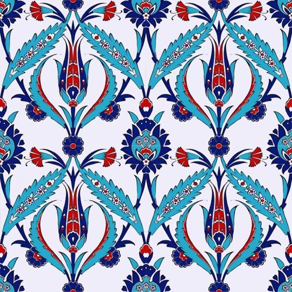 Kütahya Çini Yapı Tasarım Çini Karo 20x20 AÇ002 - Image 1