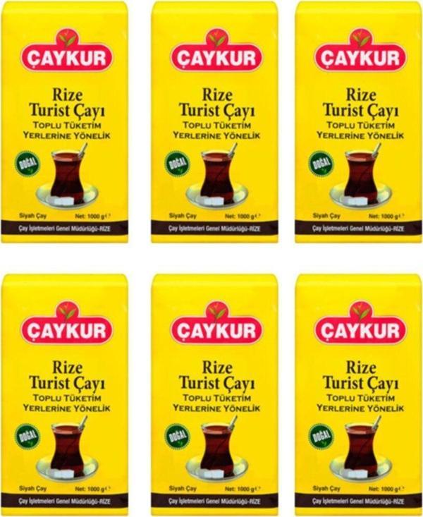 Çaykur Rize Turist Edt Çayı 1000 Gr - 6 Adet - Image 1