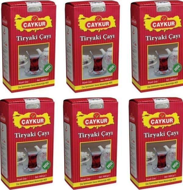 Çaykur Tiryaki 1 Kg Dökme Çay X 6 Adet - Image 1