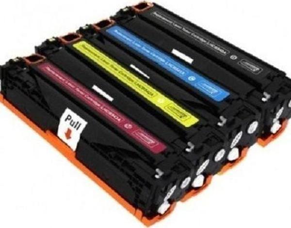 hementoner Hp M254, M280, M281 Uyumlu 4 Renk Muadil Toner CF540A/CF541A/CF542A/CF543A - Image 1