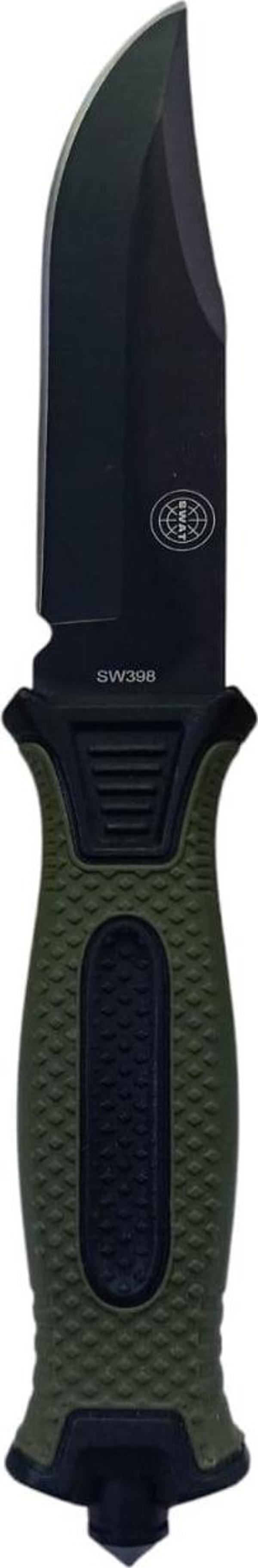 SW398 Av Bıçağı23 cm Plastik Sap kılıflı Yeşil - Image 1