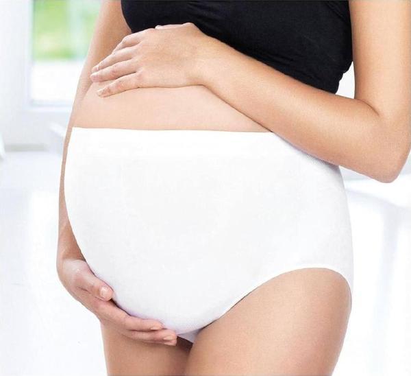 Sema Baby Beli Dantelli Hamile Külodu Beyaz Medium - Image 1