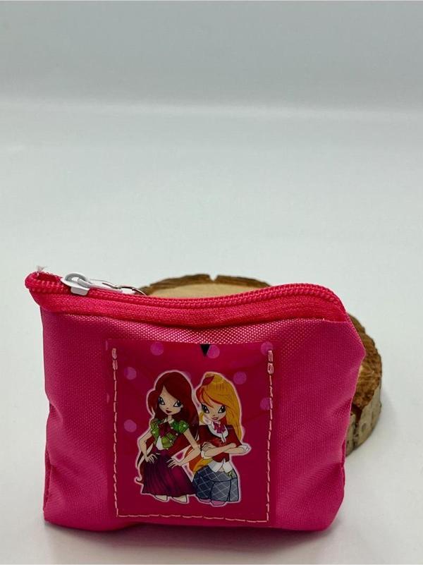 Figürlü Pembe Renk Çocuk Cüzdanı - Image 1
