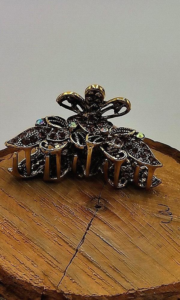 Döküm Metal Renkli Taşlı Lüks Toka - Image 1