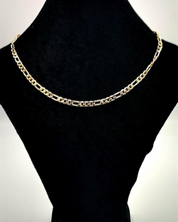 Gold Renk Zincir Figürlü Kararmaz Özel Tasarım Kolye - Image 1