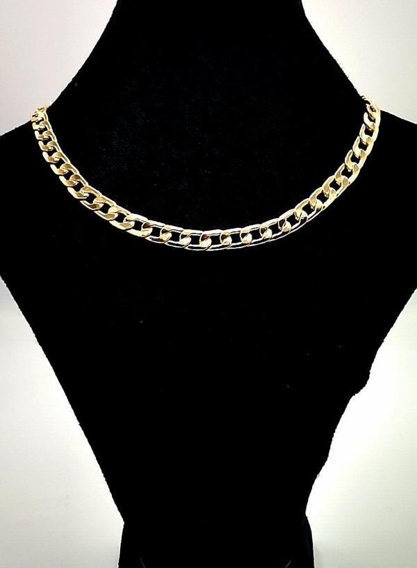 Gold Renk Zincir Figürlü Kararmaz Özel Tasarım Kolye - Image 1