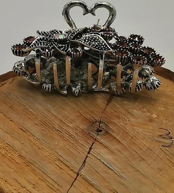 Döküm Metal Renkli Taşlı Lüks Toka - Image 1