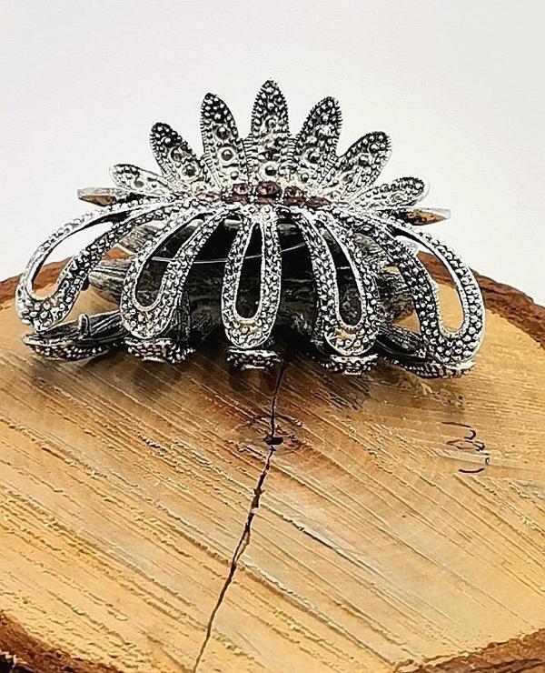 Döküm Metal Renkli Taşlı Lüks Toka - Image 1