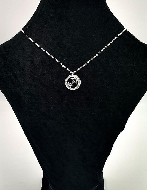 Gümüş Renk Zincirli Figürlü Karamaz Lüks Kolye - Image 1