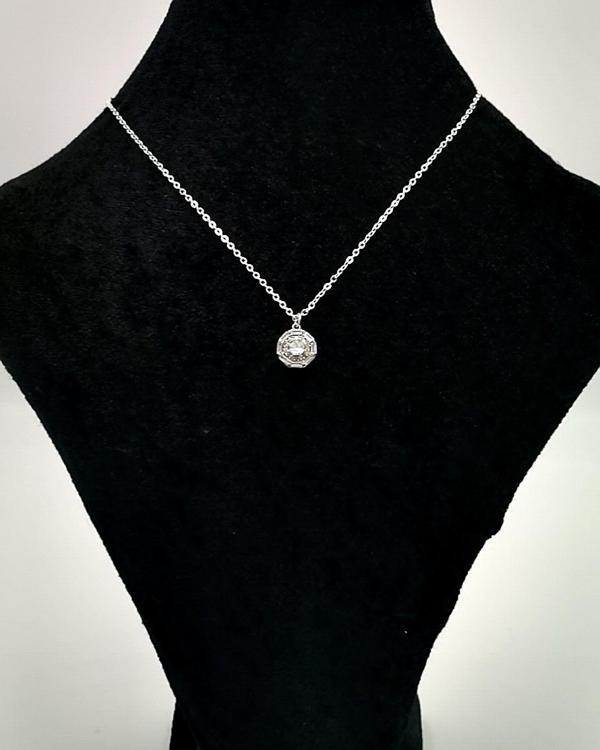 Gümüş Renk Zincirli Figürlü Karamaz Lüks Kolye - Image 1