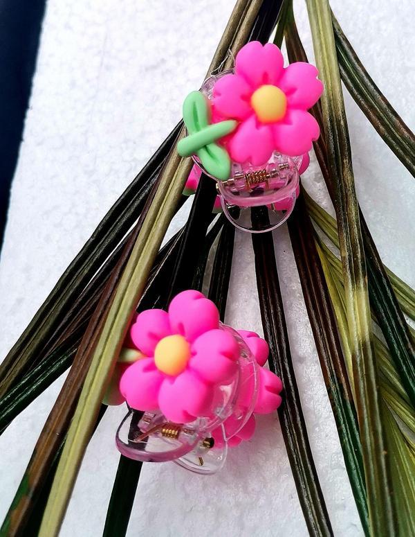 Monalisa Home Lüks Figürlü Renkli  İkili Kıstırma Toka - Image 1