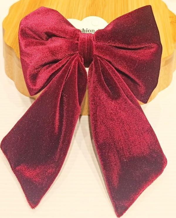 Monalisa Home Lüks Gösterişli  Figürlü Kadife Klips Toka - Image 1