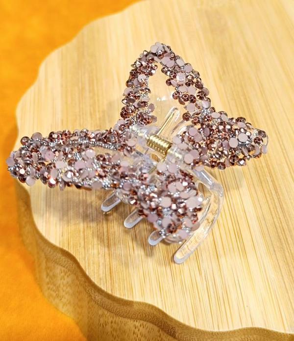 Monalisa Home Lüks Gösterişli  Parıltılı Kelebek  Kıstırma  Toka - Image 1