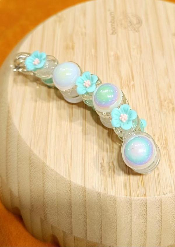 Monalisa Home Lüks Gösterişli Çiçek Figürlü Muz Toka - Image 1