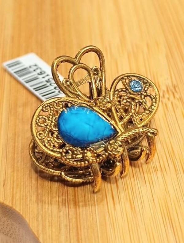 Monalisa Home Taşlı Döküm Metal 2.5cm Minik Lüks Toka - Image 1