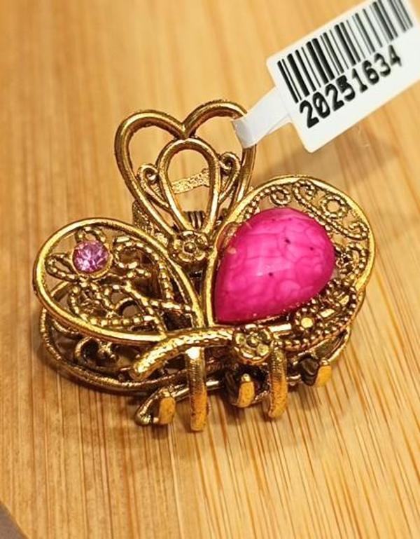 Monalisa Home Taşlı Döküm Metal 2.5cm Minik Lüks Toka - Image 1