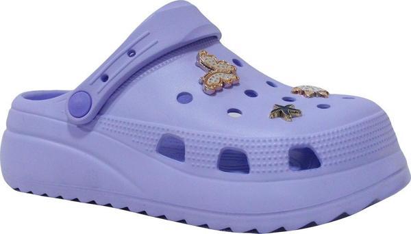 Gausstep Lila Crosser Tokalı Yüksek Taban Comfort Anatomik Terlik - Image 1