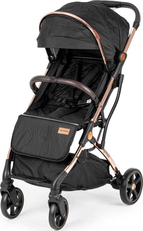 Popypapa Fusion Gold Kabin Boy Tek Elle Kolay Katlanır Pratik Bebek Arabası - Image 1