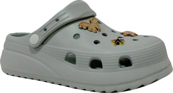 Gausstep Gri Crosser Tokalı Yüksek Taban Comfort Anatomik Terlik - Image 1