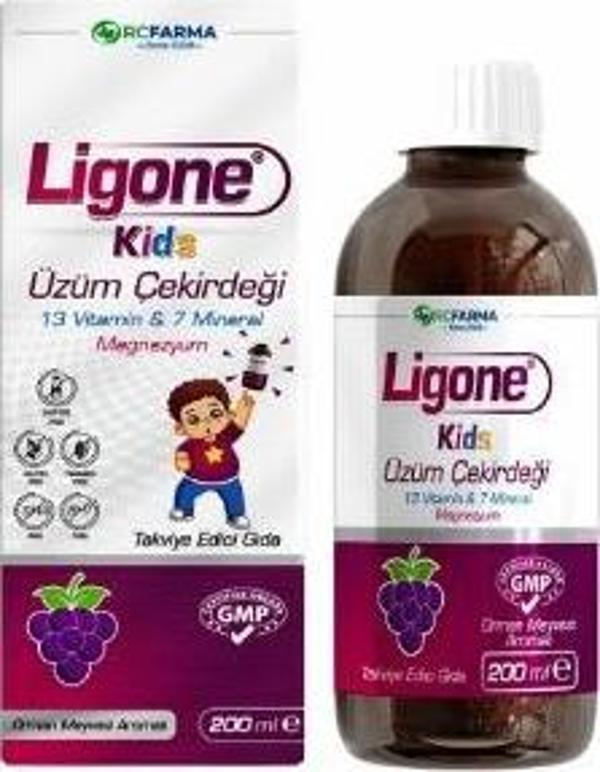 Ligone Kids Üzüm Çekirdeği Şurup 200 ml - Image 1