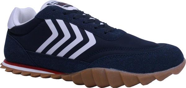 Bestof Lacivert Beyaz Kırmızı Bağcıklı Sneaker Spor Ayakkabı - Image 1
