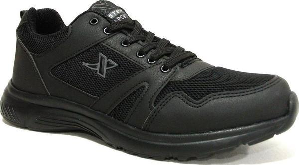 Xstep Siyah Bağcıklı Sneaker Spor Ayakkabı - Image 1