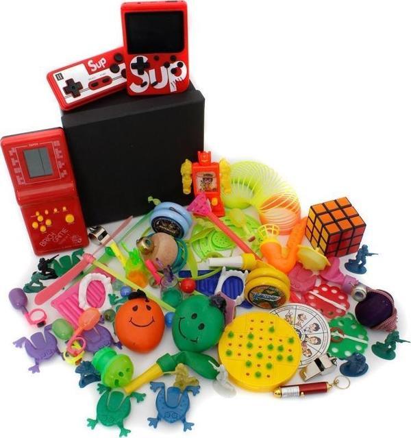 Nostaljik Özel Oyuncak Kutusu Kırmızı Tetris Ve Kırmızı Nostaljik Atari - Image 1