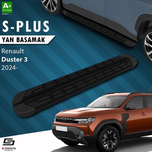 S-Dizayn Renault Duster 3 S-Plus Siyah Yan Basamak 183 Cm 2024 Üzeri A+ Kalite - Image 1