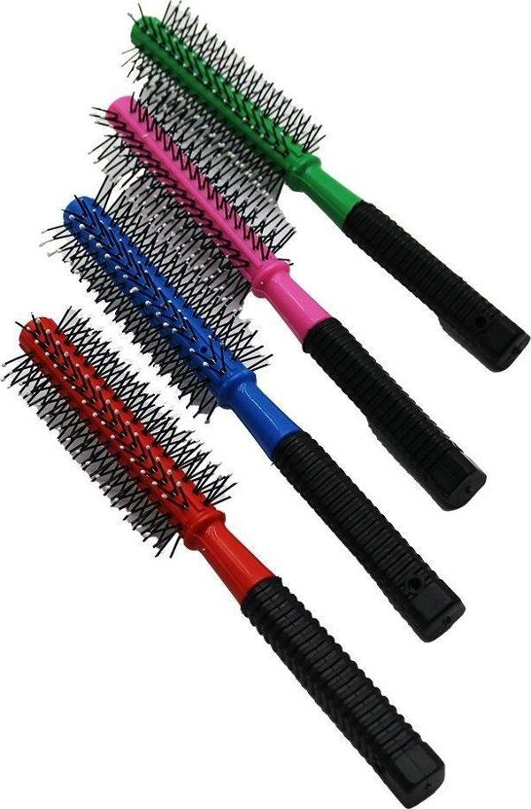 PLASTİK RENKLİ SAÇ FIRÇA - TARAK (2818) - Image 1