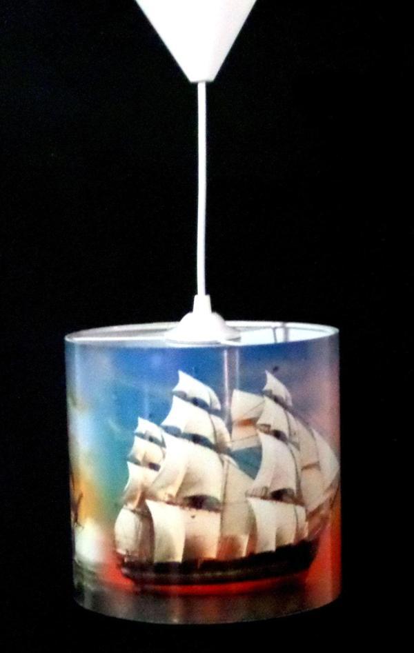 Tekay Aydınlatma Denizci Yelkenli Çocuk Genç Odası Avizesi - Image 1