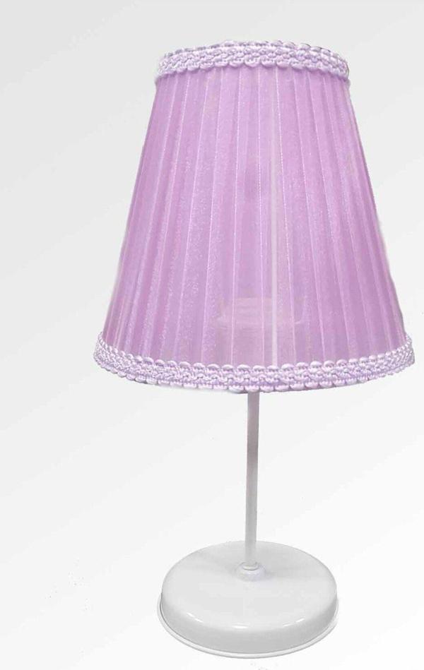 R&A Dekor Tasarım Organze Abajur Pembe - Image 1