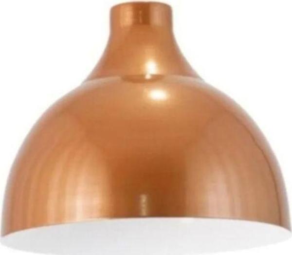 Esinece Açık Kahve Bakır Rengi Metal Avize - Image 1