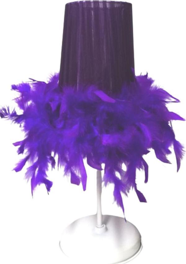 Tekay Aydınlatma Tüylü Erkek Kız Çocuk Odası Yatak Odası Abajuru Renk Seçenekli - Image 1