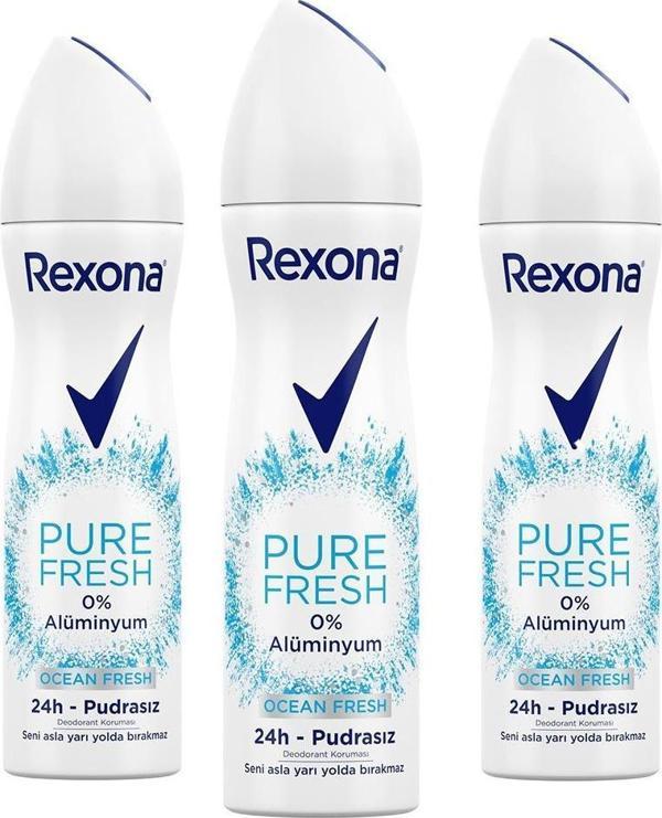 Rexona Kadın Deodorant Ocean Fresh 150ML 3lü Set - Image 1