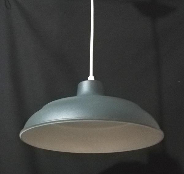 Tekay Aydınlatma Antrasit Metal Avize Çap 25 Cm Kafe Pastane Ofis Çocuk Genç Odası - Image 1