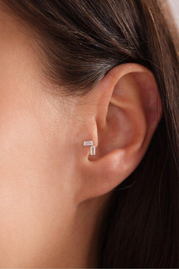 Baget Taşlı L Tragus Küpe - Image 1