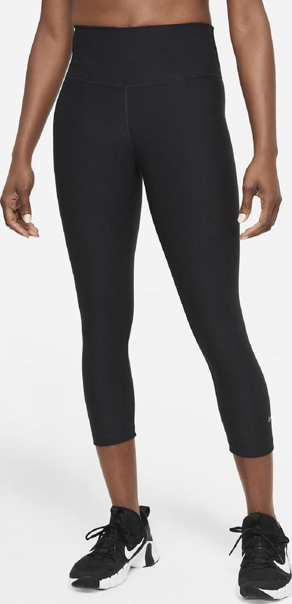 Nike Power Sculpt Hyper Tight Fit 7/8 Yüksek Belli Şekillendirici Siyah Spor Tayt - Image 1